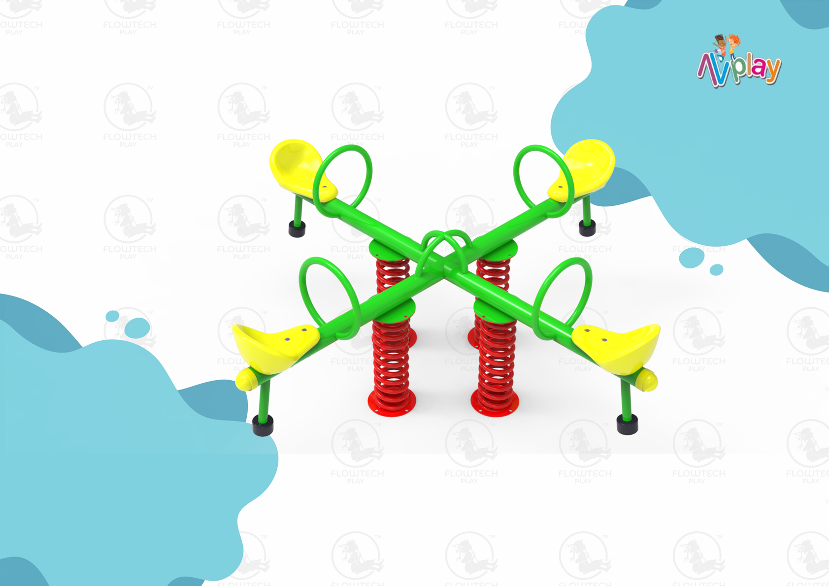 Double See Saw Manufacturer, Supplier, Dealer & Service Provider in Uttar Pradesh, India