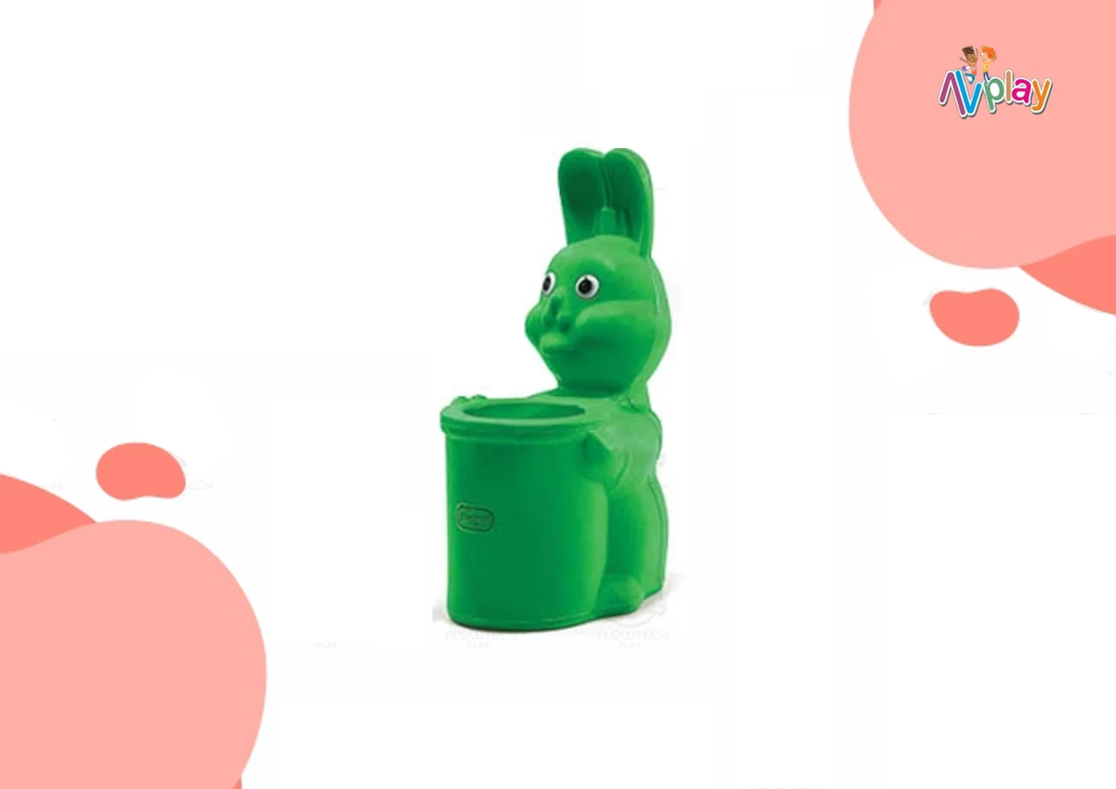 Green Rabbit Dustbin (Pro Code: MBIN010)